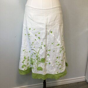 Gilani Linen A-Line Skirt Size 12